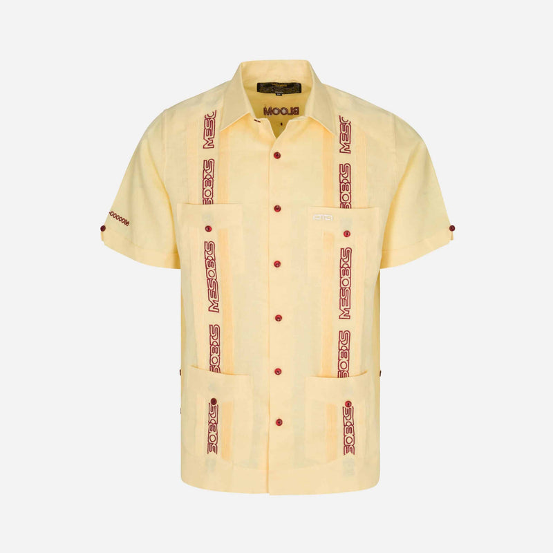 Mesobloom Linen Guayabera Colombian Gold