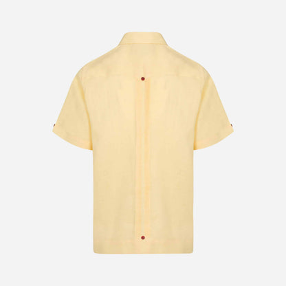 Mystical Linen Guayabera Yellow