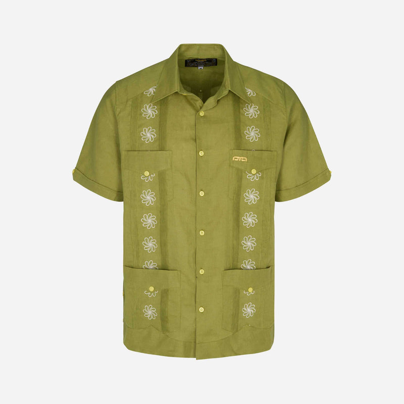 SOLD OUT - Mesobloom Funky Green Guayabera